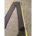 Lululemon  Skinny Will Pant Pockets Heathered Black Grape Size 6 Photo 4