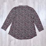 Charter Club Printed Hearts V-Neck Top XS Photo 3