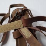 A.S.98 Labo Platform Sandals Brown Leather Womens 39 Gladiator Shoes Heels $275 Size 9 Photo 7