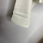 Bobi NWT Front Knot Crop Top MEDIUM Cream Long Sleeve Jersey Knit Casual Modern Photo 5