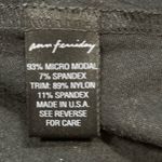 Vintage Y2K Ann Ferriday Black Lace Sheer Babydoll Blouse Small Bow Tie Back Photo 9