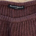 Brandy Melville  Plum Knit Sweater Photo 8