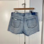 Abercrombie & Fitch Abercrombie & Fitch The Boyfriend Mid Rise Denim Cutoff Jean Shorts size 32/14 Photo 3