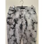 J Brand Aubrey Ankle Jeans Dark Sonic Women's Size 28 Black White Acid Wash Crop Photo 4