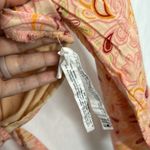 ZARA Paisley Printed Open Back Bell Sleeve Crop Top 7521 Photo 9