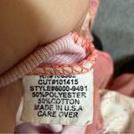 Y2K Vintage Long Sleeve McBling Rhinestone Graphic Top Size Small Pink Photo 3