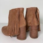 Arturo Chiang Reiden Fringed Suede Bootie Size US8 Photo 3