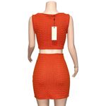 Bec & Bridge  Effie Cut-Out Knit Mini Dress, Cherry, 4 (US) Photo 8