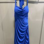 City Studio Royal Blue Backless Dress Size M Photo 1