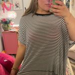 Time & Tru Time And True Striped Oversized Top Photo 1