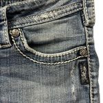 Silver Jeans Silver Pioneer Distressed Booty Cut Off Blue Jean Shorts Raw Hem Womens 28 Photo 5