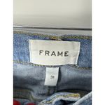 Frame  Le High Flare Jeans Size 31 High Rise Light Wash Stretch Denim Photo 4