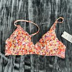 Shade & Shore Floral Women's swim top - Multicolor size 34B by shade shore Photo 0