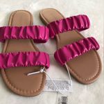 Old Navy New  ruched two straps flat sandals, women size 7.5 Photo 0