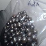 Vintage Genuine Continuous Strand 60” Fresh Water Cultured Pearls Natural Shape Silver Photo 6