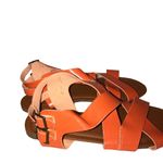 a.n.a  Orange Strappy Double Ankle Strap Sandals Photo 2