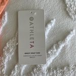 Athleta Breezy Wrap Tank Top Linen-like breathable - Orange Size L - NWT Photo 4