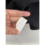 Bags To Wishes Women's Dress Fit & Flare Skater Solid Black Scalloped Hem Medium Photo 4