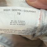 Nine West  GLORIA VANDERBILT floral capris size 10 blue cream Photo 2