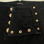 J. McLaughlin Sailor Jeans Black Gold Buttons Preppy Academia French Slim Sz 6 Photo 6