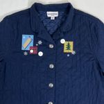 Breckenridge Vintage Button Front Holiday Jacket Photo 5