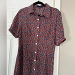 En Saison Enchanting Floral Cottagecore Summer Dress Maxi Modest Red Size M Photo 2