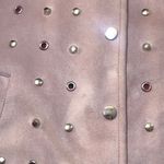 ZARA  Suede Effect Studded Jacket Photo 4