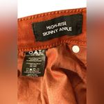 OAT New York High Waist Skinny Ankle Brown Size 28 Photo 4