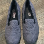 Munro  American Shoes Womens 7.5 Jerrie Quilted Slip On‎ Loafer Flats Grey Fabric Photo 0