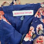 Rebecca Taylor  Floral 100% Silk short Size 2 Photo 7