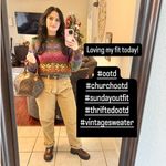 Dockers Vintage Khakis Loose Fit Pleated Cuffed Corduroy Trousers Pants 31/32 Photo 1