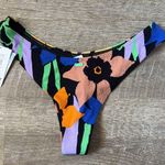 Roxy NWT  Multicolor Floral Bikini Top Size Large & Cheeky Bottom Size XL Photo 5
