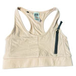 Gymshark  Small Light Pink Sport Bra Front Zip‎ Pocket Detail CP Photo 0