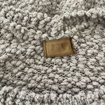 POL  Kiss Me Down Popcorn Knit Sweater, Tan and Red, Sz S Photo 13