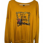 SheIn 1XL Yellow Christmas crew neck Photo 0