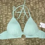 Shade & Shore Brand New Foam Green Bikini Top Photo 0