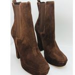 Paige  Chocolate Suede round Pointed Kyra Ankle Boots  size 10.5 Photo 3