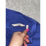 Soft Surroundings  Cactus Wren Cardigan Zip Sweater Amparo Blue‎ Medium EUC Photo 2