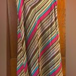 East 5th Striped Multicolor Skirt, Linen blend, EUC Photo 0