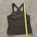 Anthropologie Porridge army green cross-strap tank top size M NWT Photo 8
