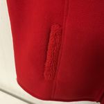 Jane Ashley Red Sherpa Vest Fluffy on Inside Photo 4
