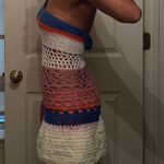 Multicolor Crochet Dress/coverup Photo 3
