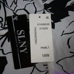 Slny NEW floral print tie neck color block sleeveless dress, 18W Photo 15