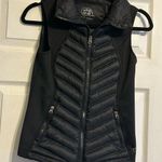 Betsey Johnson  Black Chevron Quilted Vest Photo 0
