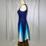 ISSA London Spray Paint Jacquard Dress| XS Blue Photo 4