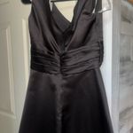 David's Bridal  Black Cocktail Mini Dress Photo 1