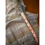 American Eagle  Outfitters Womens Denim Shorts Size 10 Striped Frayed Hem Photo 4