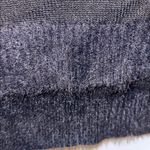 Diane Von Furstenberg  BLACK KNIT SWEATER DECORATIVE SLEEVE FUR LIKE TRIM ALLOVER Photo 5