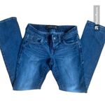 Maurice's Cyber y2k grunge cross embroidered low rise straight leg jeans Photo 0