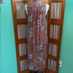 Wild Pearl  Floral Dress in Mauve and Mustard Photo 10